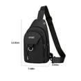 thumbnail image 3 of TIMIFIS Strap Bag Crossbody Backpack Men Ladies Strap Backpack Hiking Backpack Multipurpose Messenger Chest Bag -, 3 of 7