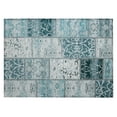 thumbnail image 2 of Addison Rugs Chantille Indoor/Outdoor Transitional Panel Teal Washable Rectangle Rug, 1'8" x 2'6", 2 of 6