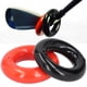 thumbnail image 4 of Anillo de pesaje redondo para palos de Golf, accesorios de entrenamiento de oscilación eléctrica, negro y rojo, 4 of 8