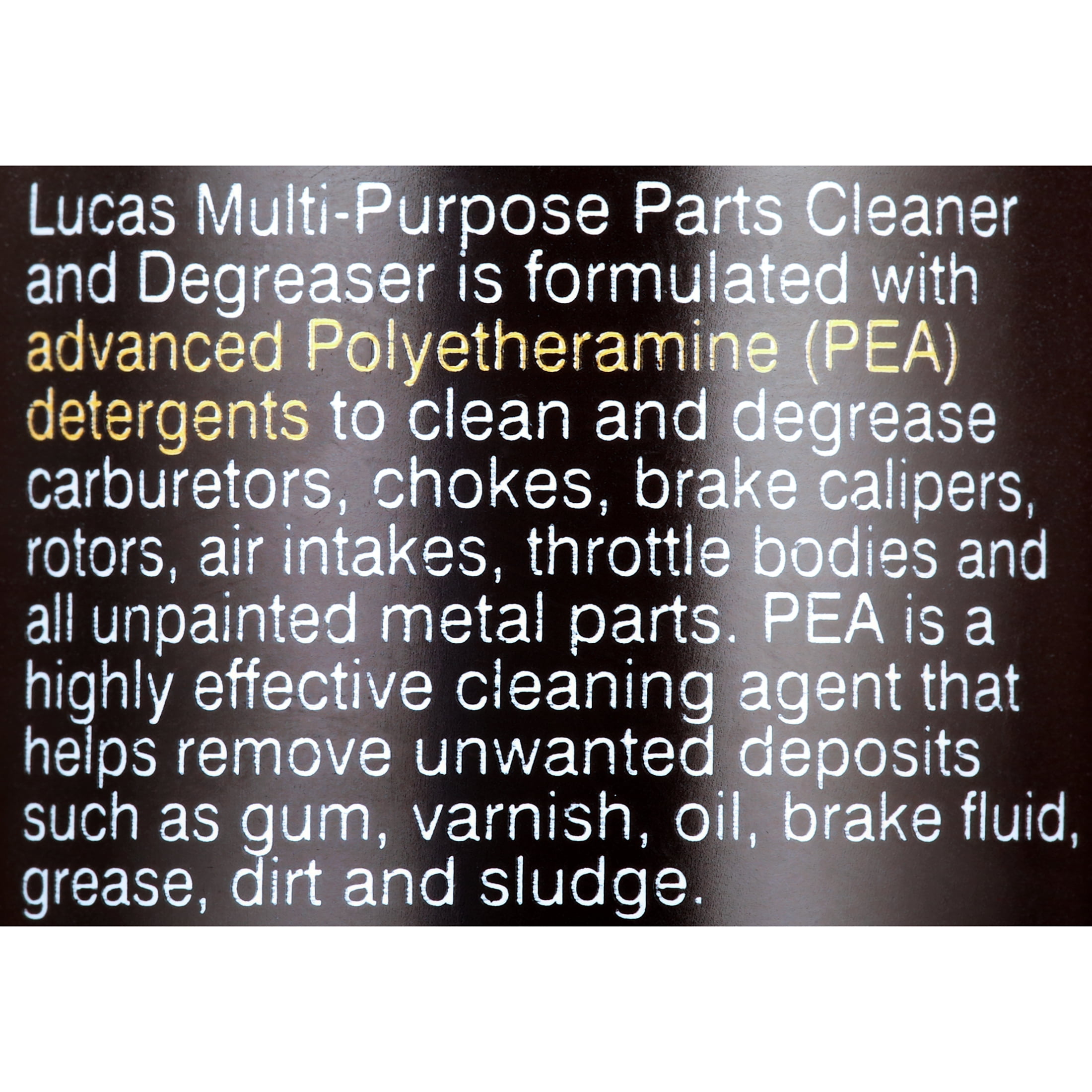 (24 pack) Lucas Oil 11115 Multi-Purpose Parts Cleaner and Degreaser Aerosol 16 Ounce