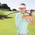 thumbnail image 3 of 48 In. Heavy Duty Whip Full Sized Golf Swing Trainer Aid for Improved Strength, Tempo, Flexibility, Balance, Speed Warm Up for Seniors Golfer Red Ball, 3 of 6
