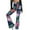 F, variant on Luxalzxs Flared Leggings for Women Stretchy Wide Leg High Waisted Flare Pants Boho Printed Bell Bottom Leggings Palazzo Pants Yoga Pants
