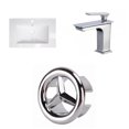 thumbnail image 1 of American Imaginations 16.5-in. W 3H4-in. Ceramic Top Set In White Color - Overflow Drain Incl. AI-24421, 1 of 9