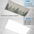 thumbnail image 3 of 3 Pack Merry Chrismas Fluorescent Light Covers for Ceiling Lights Gray Snowflake Xmas Tree Magnetic Ceiling Light Covers Overhead Light Filters for Office Classroom Home, 3 of 9