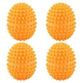 thumbnail image 1 of Bolas de secado, 4 piezas/juego, bolas de secado reutilizables de color naranja, bolas de secado ovaladas, muy recomendadas, 1 of 12