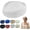 White, variant on Straw Beret Hats for Women,Hand Woven Straw Beret,Classic French Style Artist Painter Hat Summer Breathable Pillbox Hat