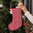thumbnail image 5 of Salouo Ladybugs And White Dots Print Christmas Decorations Stockings 1 Pack 18'' Xmas Stockings Holiday Stocking Personalized Farmhouse Decor for Home Family Party Tree, 5 of 7