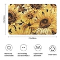 thumbnail image 3 of Yellow Sunflower Art Pattern Bathroom Rugs Mat,Non Slip Microfiber Bathroom Rug,Rubber Backing,Soft Bathroom Mats for Bathroom Floor,Tub and Shower,17x27in(43x68cm), 3 of 5