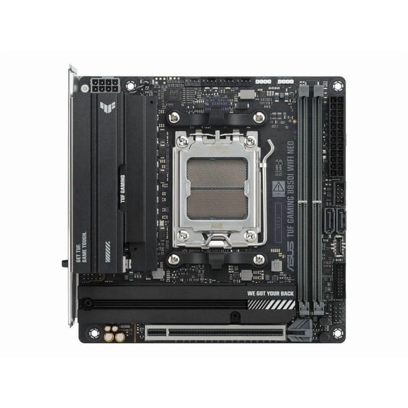 Asus TUF B850I WIFI NEO Gaming Desktop Motherboard - AMD B850 Chipset - Socket AM5 - Mini ITX - Ryzen 7, Ryzen 9 Processor Supported - Gigabit Ethernet - Wi-Fi 6E - HDMI - TUF GAMING B850I WIFI NEO