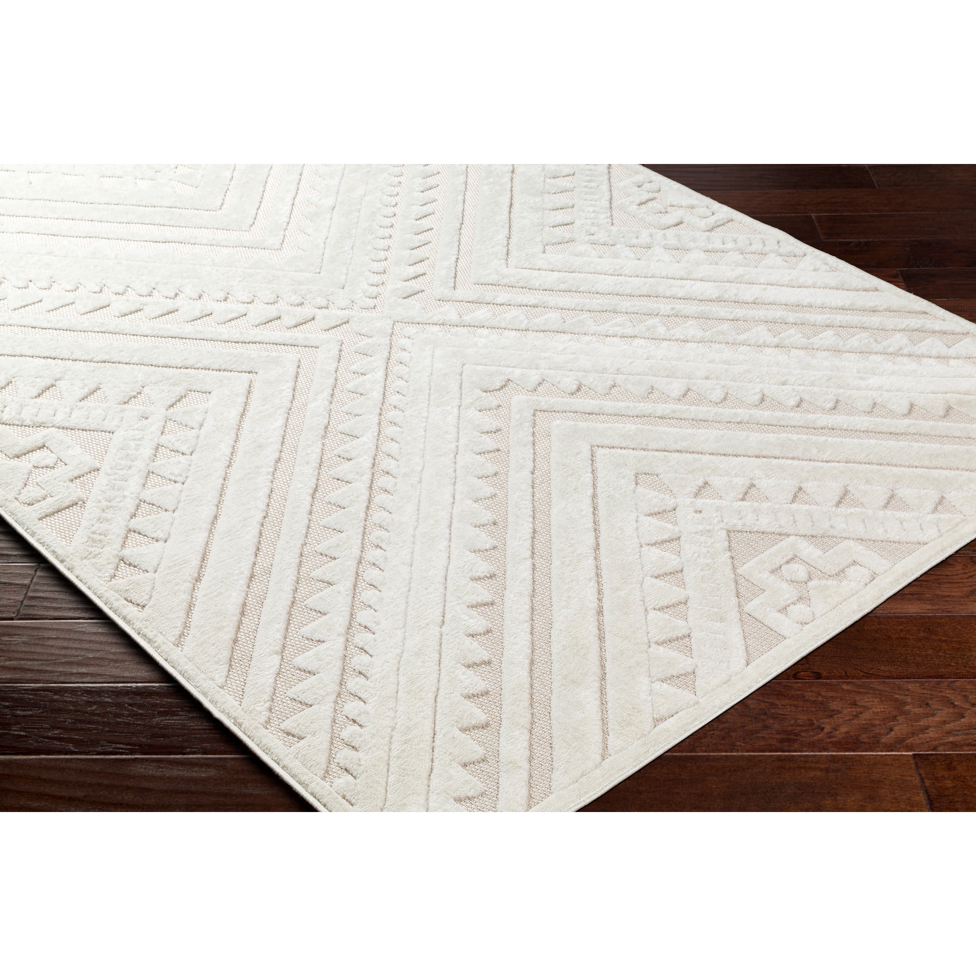 Artistic Weavers  Cream 7' x 9'  Indoor/Outdoor Rectangle Area Rug