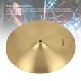 thumbnail image 4 of Cymbale en Laiton pour Percussion, Pièces d'Instruments de Musique pour Batterie pour Débutants Professionnels, 4 of 7