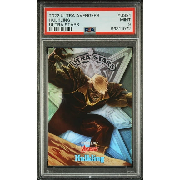 2022 Fleer Ultra Avengers Hulking Ultra Stars #US21 PSA 9
