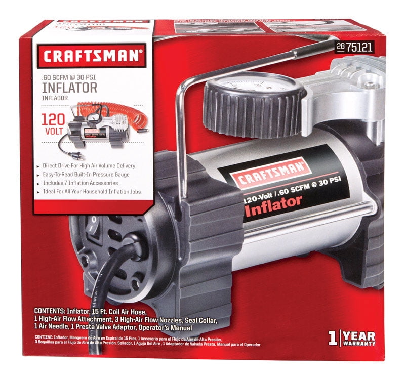 Craftsman 120v sale inflator