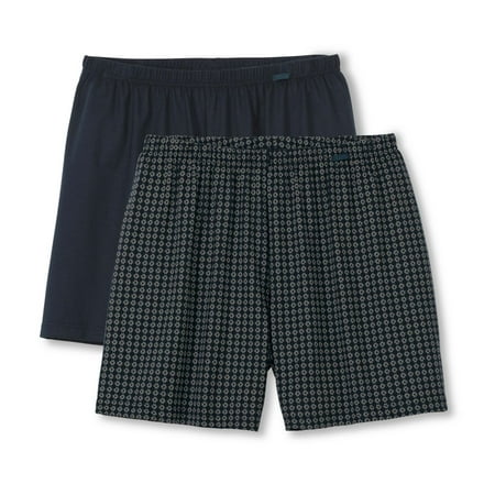 

Men s Calida 24641 Prints Benefit 100% Cotton Boxer - 2 Pack (Fog 2XL)