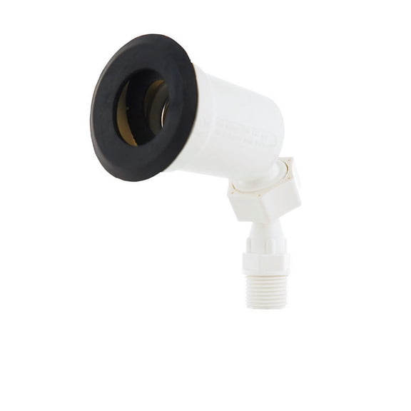 Raco 218738 Bell Non-Metallic Lamp Holder, White