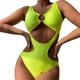 thumbnail image 1 of Gibobby Traje de baño sexy de una pieza Conjunto de traje de baño con correa para mujer Bikini sexy Conjunto de traje de baño con en la espalda de color (A,G), 1 of 5