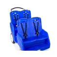 thumbnail image 3 of Foundations Gaggle Parade 4-Seat Buggy Stroller, Durable Quad Daycare Stroller with Safety Harness, Blue, 3 of 5