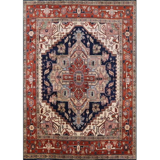 Ahgly Company Indoor Rectangle Mid-Century Modern Camel Brown Geometric Area Rugs, 2' x 3'
