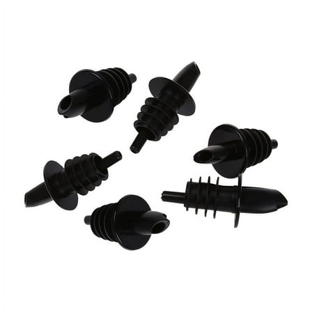 6Pcs Plastic Liquor Spirit Bottle Pourer Bar Wine Cocktail Drinks