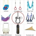thumbnail image 5 of piezas 900 kg de capacidad 304 ganchos de techo de acero inoxidable resistentes, ganchos para columpios, ganchos para colgar con tornillos para silla de suspensión de yoga de madera, saco de boxeo,, 5 of 5