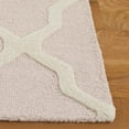 thumbnail image 3 of SAFAVIEH Cambridge Liam Geometric Wool Area Rug, Light Pink/Ivory, 5' x 8', 3 of 10