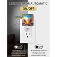 thumbnail image 2 of Fall Night Lights Auto Sensor Sunset Beach Plug-in LED Nightlights Dusk to Dawn for Living Room, Bedroom, Hallway, Stairways Thanksgiving Wall Decor, Bonfire Chair Autumn Pumpkin Night Light, 2 of 9