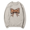 thumbnail image 5 of Xuyuer Women's Printed Long Sleeve Round Neck Casual Hoodless Sweatshirt, Comfortable Pullover Top for Mother's Day Gifts, Family Events and Relaxed Everyday Wear, 5 of 5