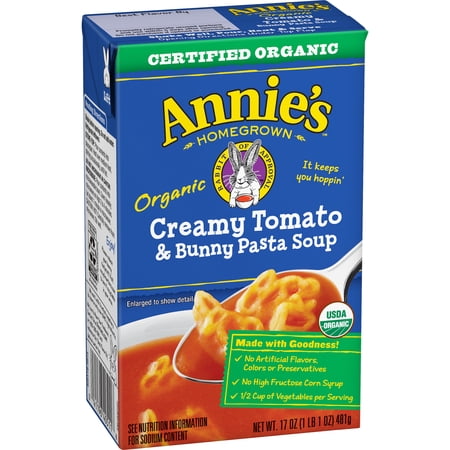 Annie's Homegrown Organic Tomato & Bunny Pasta Soup