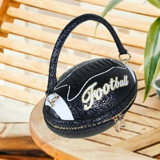 AMLESO American Football Shaped Handbag Causal Hobo Bag for