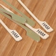 thumbnail image 7 of BambooMN Ham Marking Bamboo Paddle Skewer Picks - 3.5" (8.9cm) - 300 Pieces, 7 of 7