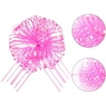 thumbnail image 4 of 12 Pcs Pull Bow Large Organza Pull Bow Gift Wrap Pull Bow With Ribbon For Wedding Gift Baskets, 6 Inches Diameter, 4 of 7