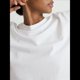 thumbnail image 5 of Top Corto Holgado de Corta para Mujer, Cuello Redondo, Hombros Caídos, Informal, Estilo Cuadrado, para Yoga, Correr, Corto XL, 5 of 9