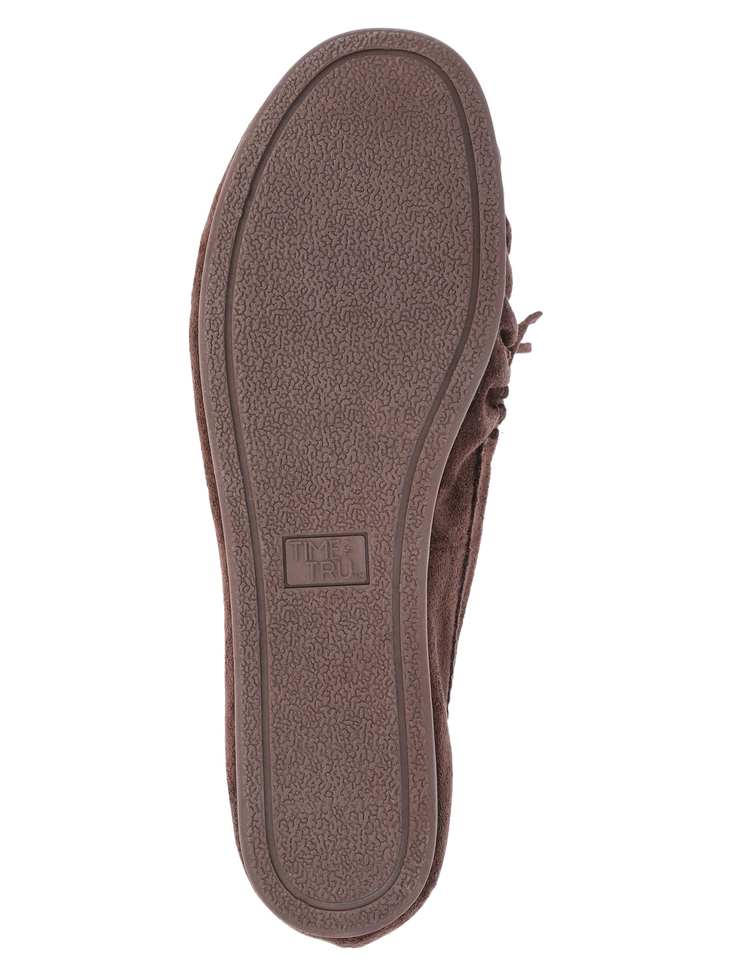 Time and Tru Women's Fringe Suede Moccasins