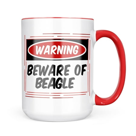 

Neonblond Beware of the Beagle Dog from England Mug gift for Coffee Tea lovers