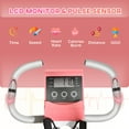 thumbnail image 4 of Soozier 3 in 1 Folding Exercise Bike w/ 8-Level Magnetic Resistance, Pink, 4 of 10