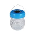 thumbnail image 1 of ¡Campaña con descuento!Trampas para avispas, trampa para abejas con energía solar con luz LED UV, trampas para colgar al aire libre, trampa para avispones reutilizable para interiores, exteriores, pa, 1 of 3