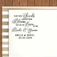 thumbnail image 2 of Printtoo Personalized Black Self Inking Wedding Favor Custom Stamper Save The Date Round Heavy Duty Stamp-45 mm, 2 of 6