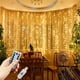 thumbnail image 4 of LED Curtain String Lights Christmas Garland Decor Fairy Light 8 Modes USB Remote Control Wedding Holiday Party for Bedroom Home, 4 of 5
