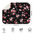 thumbnail image 2 of Microfibre Drying Mat for Kitchen Pioneer Dish Drying Drainer Mat Absorbent Colorful Floral Drying Mat Washing Up for Glass, Plate & Cup 18inch X 24inch, 2 of 5
