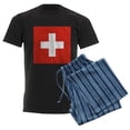 thumbnail image 6 of CafePress - Flag Of Switzerland Men's Dark Pajamas - Men's Dark Loose Fit Cotton Pajama Set, 6 of 7