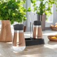 thumbnail image 3 of Glass Bottom Salt Pepper Shaker Easy to Use Clean: elegant dining table, 3 of 5