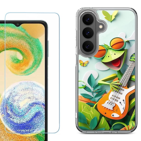 Phone Case for Samsung Galaxy A37 5G, with Screen Protector, by OneToughShield – Grasshopper