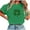 Green-4, variant on Aofany Womens St Patricks Day Shirt Green Heart Clover Irish Shamrock Women's Crew Neck St Patricks Day Shirts Gift for Her