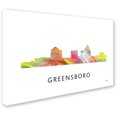 thumbnail image 2 of Trademark Fine Art 'Greensboro North Carolina Skyline WB-1' Canvas Art by Marlene Watson, 2 of 3
