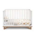 thumbnail image 4 of Storkcraft Santa Monica 5-in-1 Convertible Baby Crib - White and Vintage Driftwood, 4 of 7