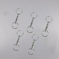 thumbnail image 4 of 5Pcs Iron Double Detachable Keychain Removable Double Keychains Double Keychain Rotating Ring keychain, 4 of 5