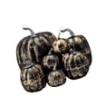 thumbnail image 3 of Lipstore 7Pcs Assorted Artificial Pumpkins Embellishment Photo Props Halloween Decoration Black, 3 of 8
