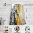 thumbnail image 5 of Marble Style Hand Towels 2 PCS, Abstract Kitchen Towel Ultra Soft and Highly Absorbent,Decorative Fingertip Face Towel for Bathroom Hotel, 28.3"x14.4", 5 of 5