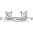 thumbnail image 5 of 14K White Gold Diamond Wrap (Size 7) Made In India rm3066b-050-waa, 5 of 6