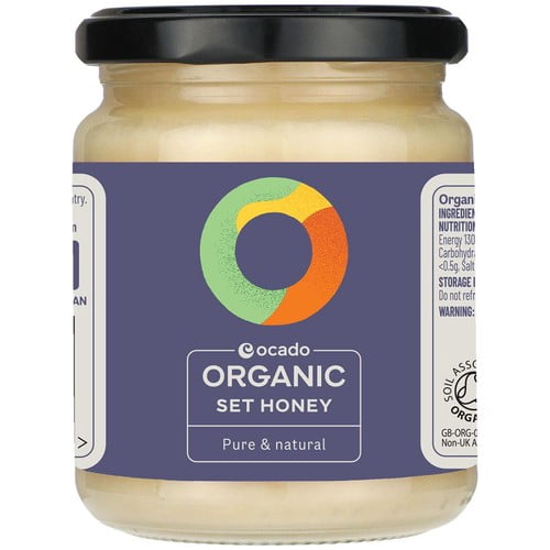 Ocado Organic Set Honey 340g, British Import (Pack of 2)